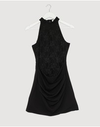 Revibe - Repaired CHANCERY Chappel Lace Mini Dress - AU 10