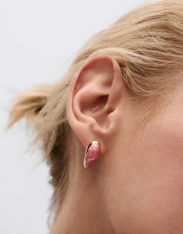 PDPAOLA - Rhodochrosite Luna Earrings