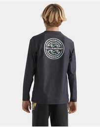Billabong - Boys 8 to 16 Rotor Shorline Long Sleeve Rash Vest