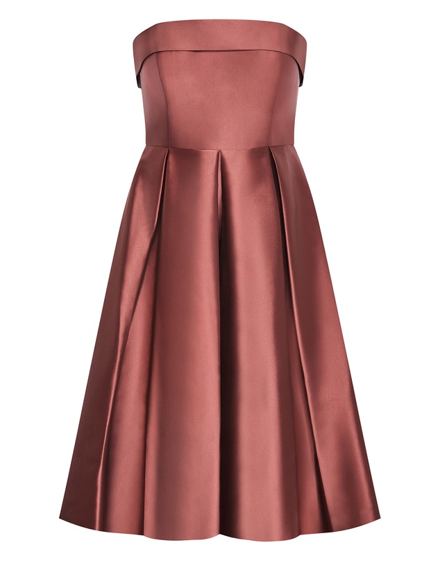 City Chic - Tiffany Strapless Midi Dress