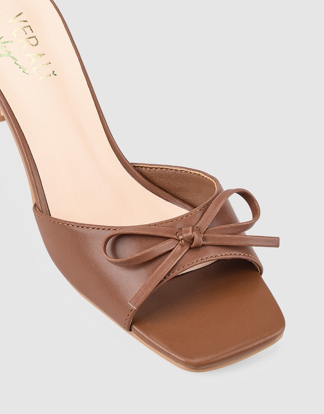 Verali - Tay Kitten Heel Mules