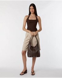 PETA AND JAIN - Yoko Studded Hobo Bag