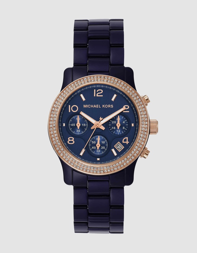 Michael Kors - Runway Blue Choronograph Watch