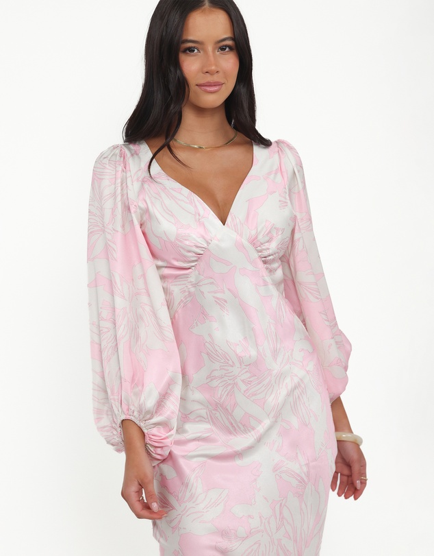 Petal & Pup - Varly Long Sleeve Dress - Pale Pink