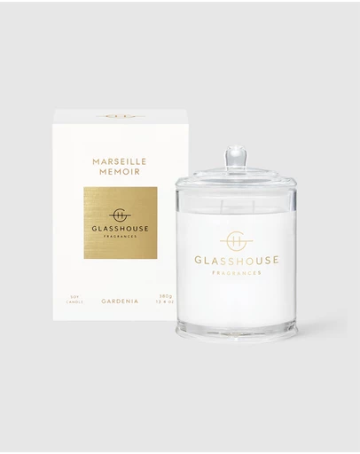 Glasshouse Fragrances - Marseille Memoir 380g Soy Candle