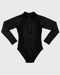 Aqua Blu Kids - Stepping Stones Long Sleeve One Piece - Teens