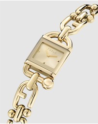 Furla - Mianuvola Square Gold-Tone Bracelet Watch