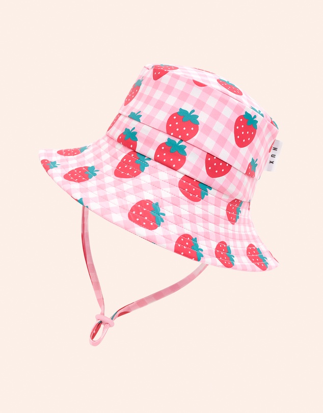Huxbaby - Strawberry Check Swimhat - Kids