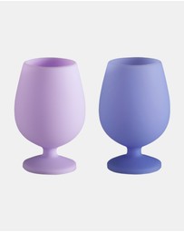 porter green - stemm | silicone unbreakable wine glasses