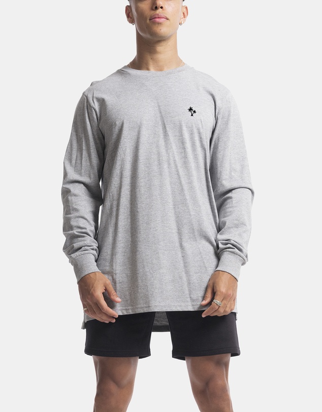 Vacancy Co - Palm Embroidery Long Sleeve Tee