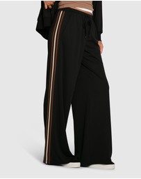 Belle & Bloom - Beach Front Striped Wide Leg Pants
