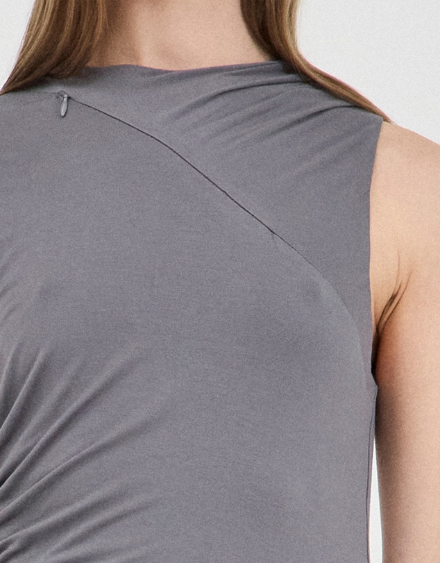 FRIEND of AUDREY - The Ruched Jersey Dress