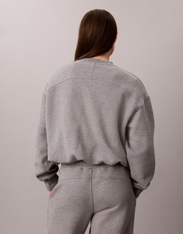 Calvin Klein Jeans - Textured Fleece Crewneck Sweatshirt