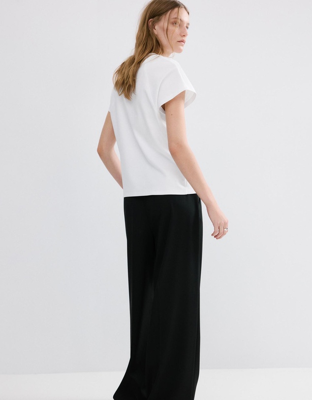 M.N.G - Short-Sleeved Cotton T-Shirt