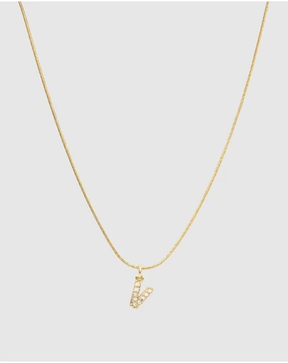 Pastiche - Initial V Necklace