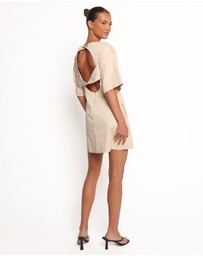 Petal & Pup - Thorne Mini Dress - Beige