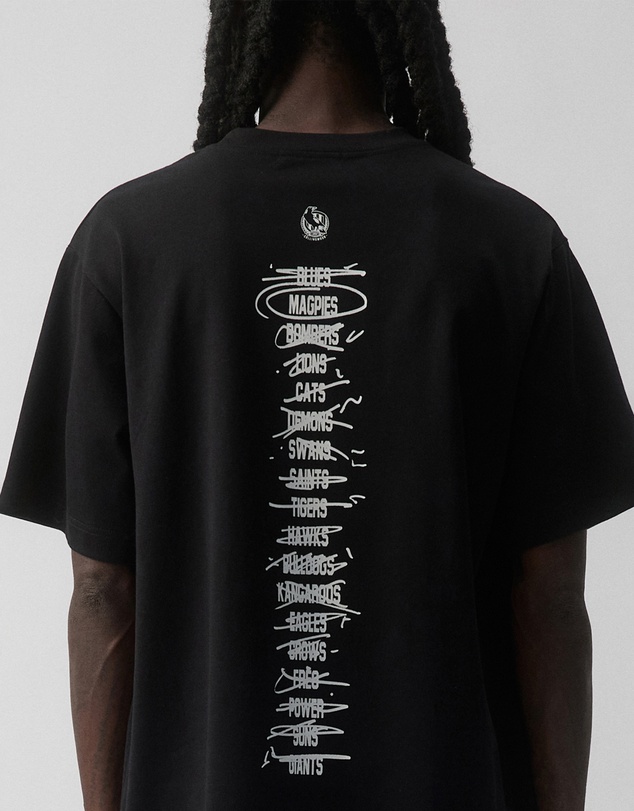Strateas Carlucci x AFL - Collingwood Magpie Hitlist Tee