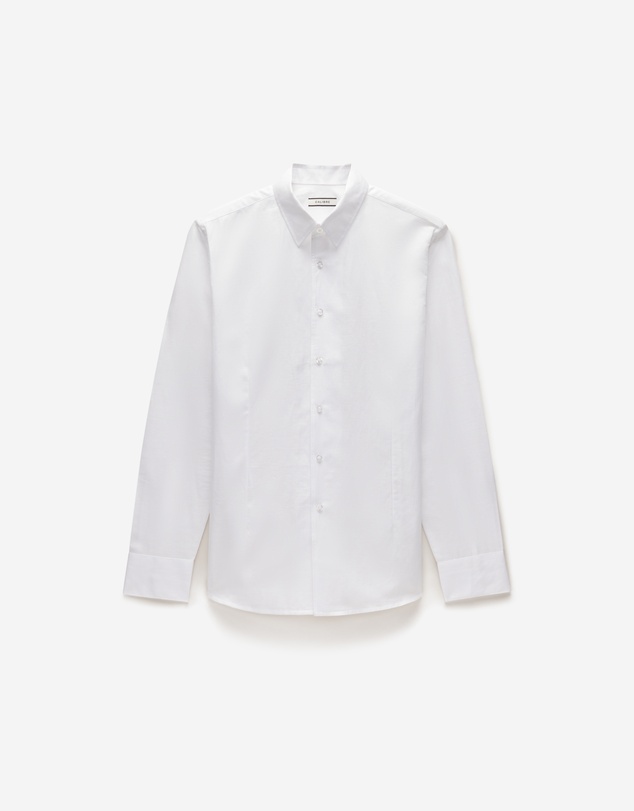 Calibre - Refined Cotton Linen Shirt White