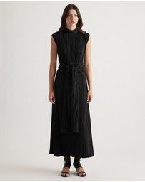 Decjuba - Taylor Tie Waist Maxi Dress