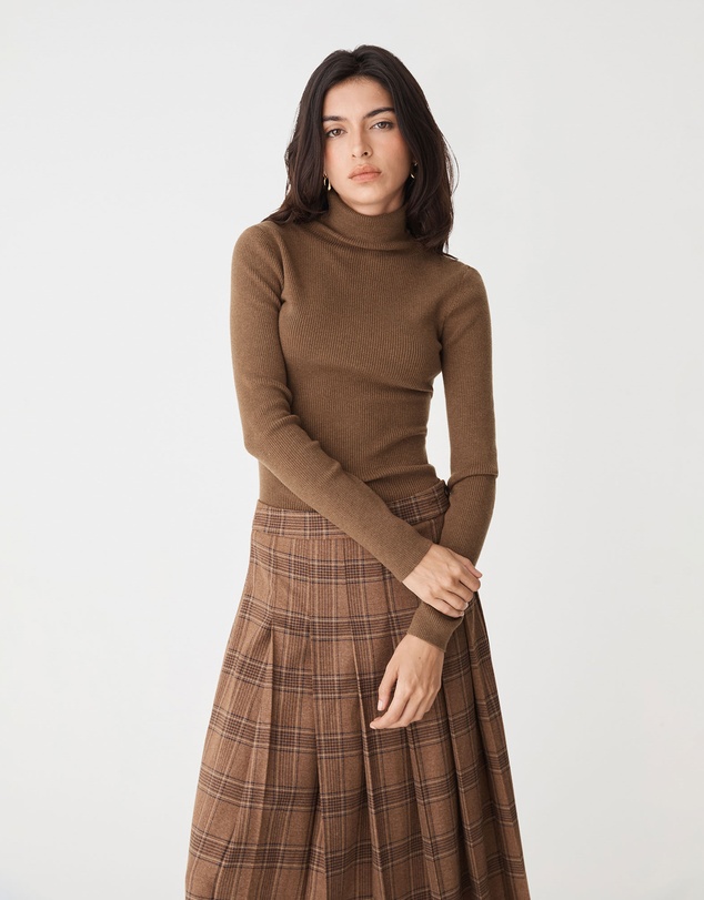Forcast - Ginny Ribbed Turtleneck Knit