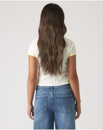 Decjuba Kids - Cropped Ringer Tee - Teens
