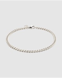 Kuzzoi - ICONIC EXCLUSIVE - Bracelet Male Big Curb Chain 925 Sterling Silver