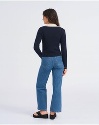 ONLY - Zoe Collared Knit Cardigan