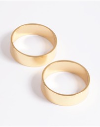 Lovisa - Gold Plated Cigar Band Ring