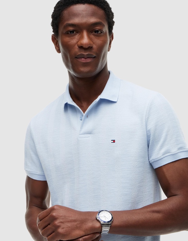 Tommy Hilfiger - Regular Fit Tonal Stripe Polo Shirt