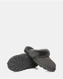 EVERAU - Australian Shepherd Ugg Waffle Slipper Sheepskin Upper House Shoes