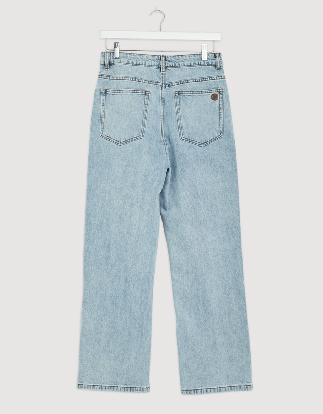 Revibe - Repaired AERE High Rise Stretch Straight Jeans - AU 12