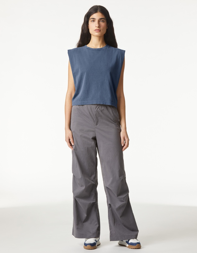 American Apparel - Heavyweight Garment Dyed Women's Muscle T-Shirt