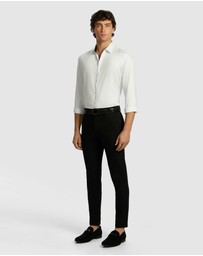 yd. - Heathcoat Slim Bamboo Blend Shirt