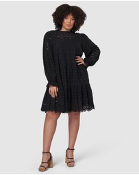 Something 4 Olivia - Billie Broderie Mini Dress