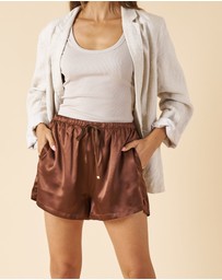 CAMIXA - Lulu Silk Shorts