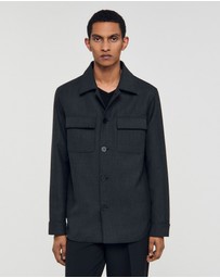 Sandro - Heather Overshirt Jacket