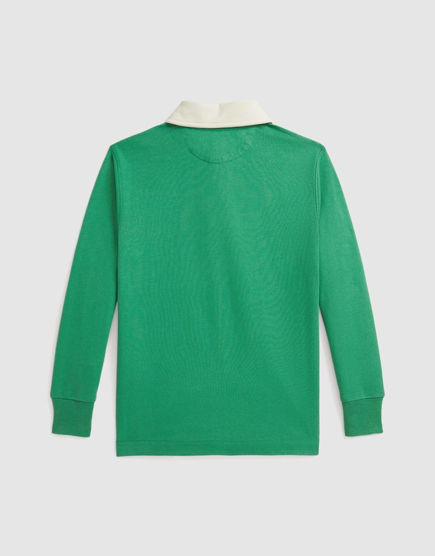 Polo Ralph Lauren - Logo-Applique Cotton Jersey Rugby Shirt - ICONIC EXCLUSIVE - Babies-Kids