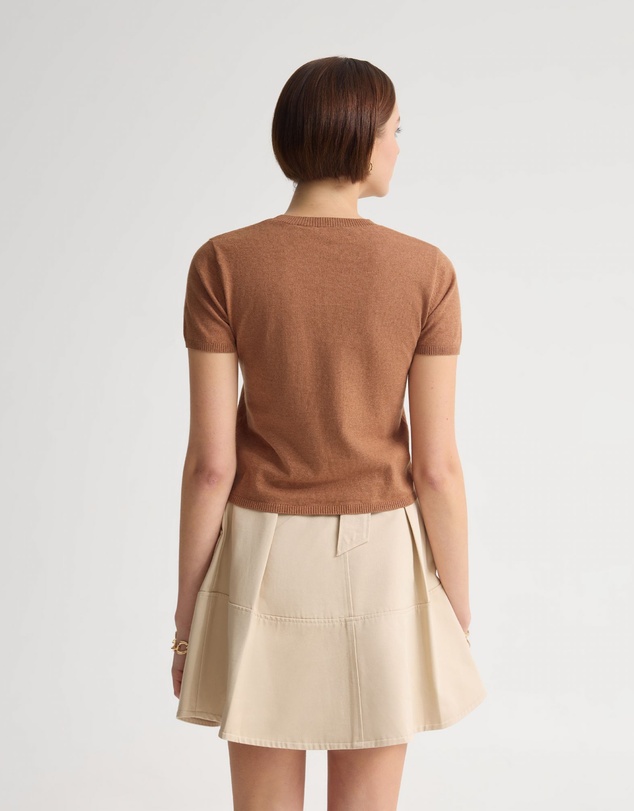 Oxford - Olivia Crop Cashmere Knit