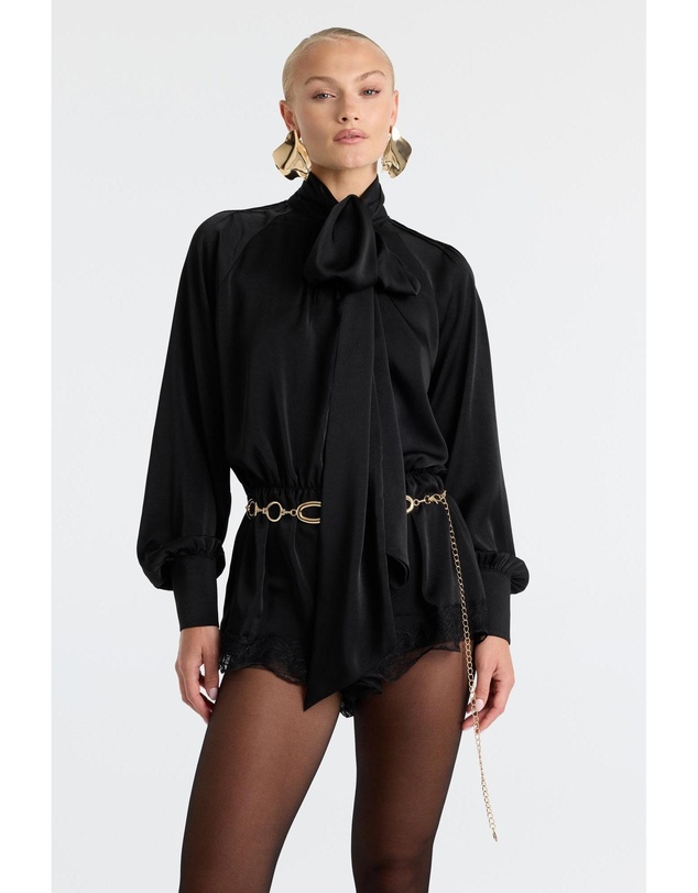 Bardot - Petra Long Sleeve Playsuit
