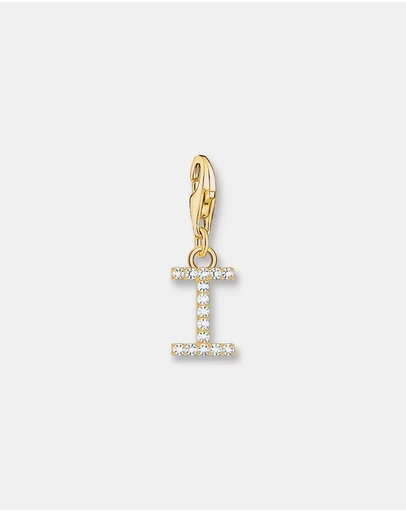 THOMAS SABO - Charm Pendant Letter I Gold Plated