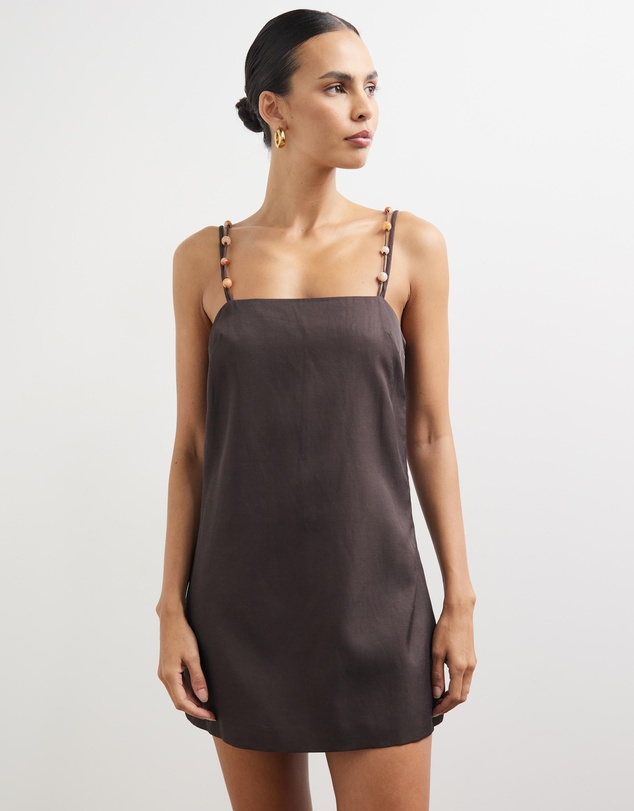 Lover - Alizzi Beaded Strap Mini Dress