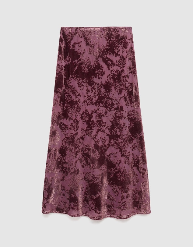 M.N.G - Long Jacquard Skirt