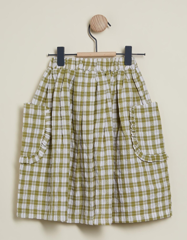 KAJA Clothing - Grid Pocket Astrid Skirt - Kids