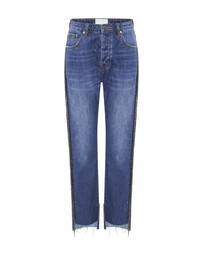 ONE TEASPOON - Bluemoon Jewelled Hooligans Mid Waist Relaxed Jeans