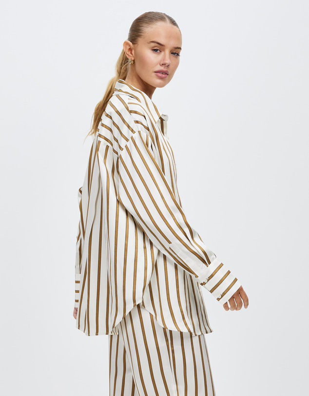 Assembly Label - Italian Jacquard Stripe Shirt