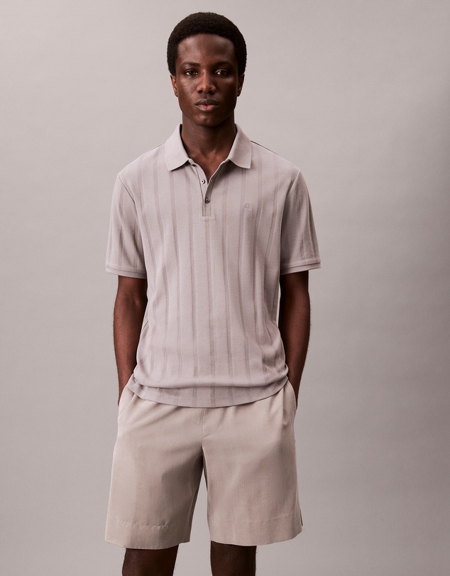 Calvin Klein - Variegated Rib Classic Polo Shirt