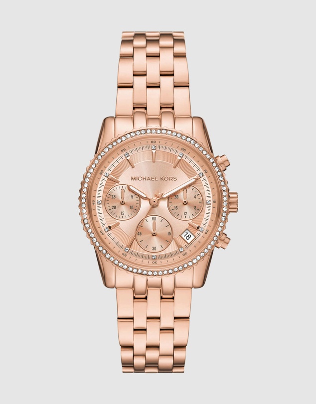 Michael Kors - Ritz Rose Gold Tone Tone Chronograph Watch