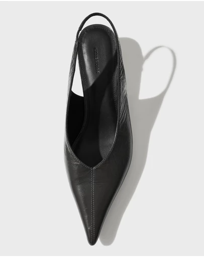Nakedvice - The Perry Grey Slingback Heel
