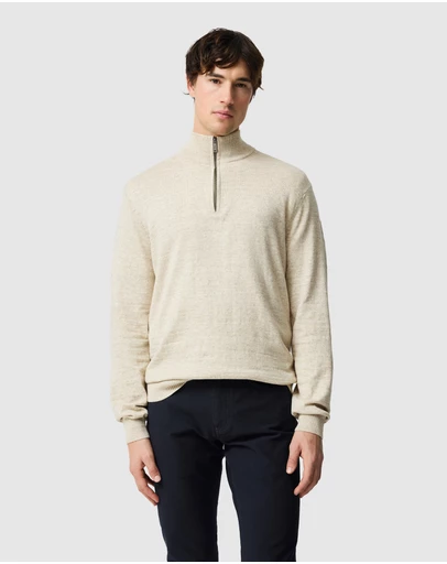Rodd & Gunn - Fortrose 1/4 Zip Knit