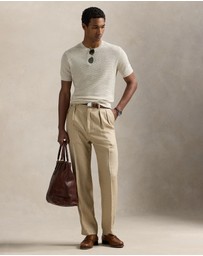 Polo Ralph Lauren - Textured Linen Short-Sleeve Sweater